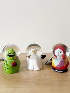Disney’s Nightmare Before Christmas  Mini Snow Globe Set 2.5” Inches